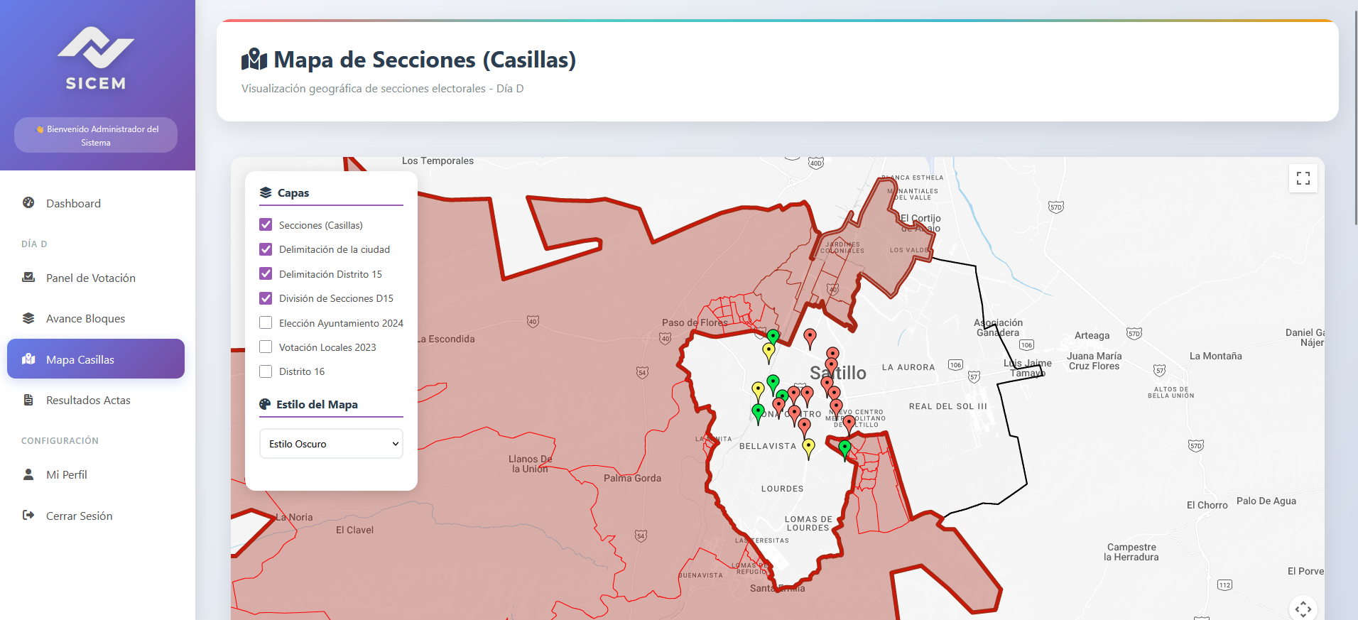 Mapa Interactivo - Mapa de Calor